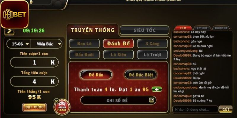 Đánh đề trong H3bet