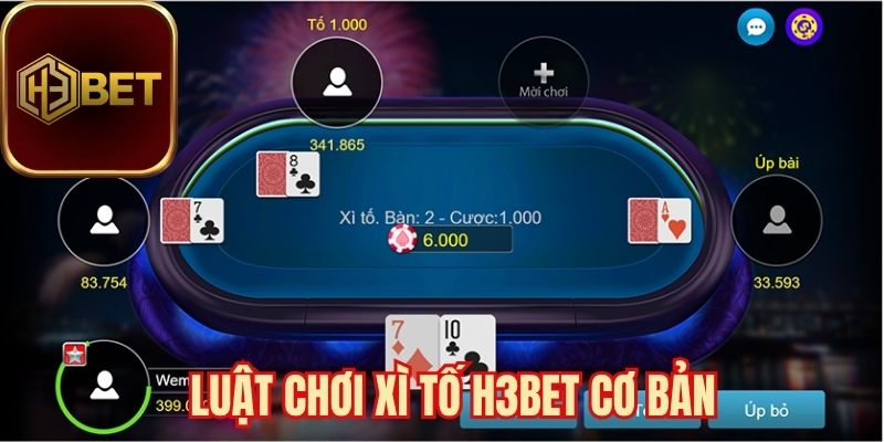Luật chơi xì tố H3bet cơ bản