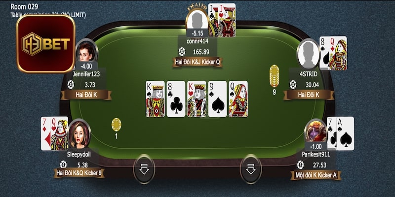 Poker - Game bài H3bet đáng chơi nhất